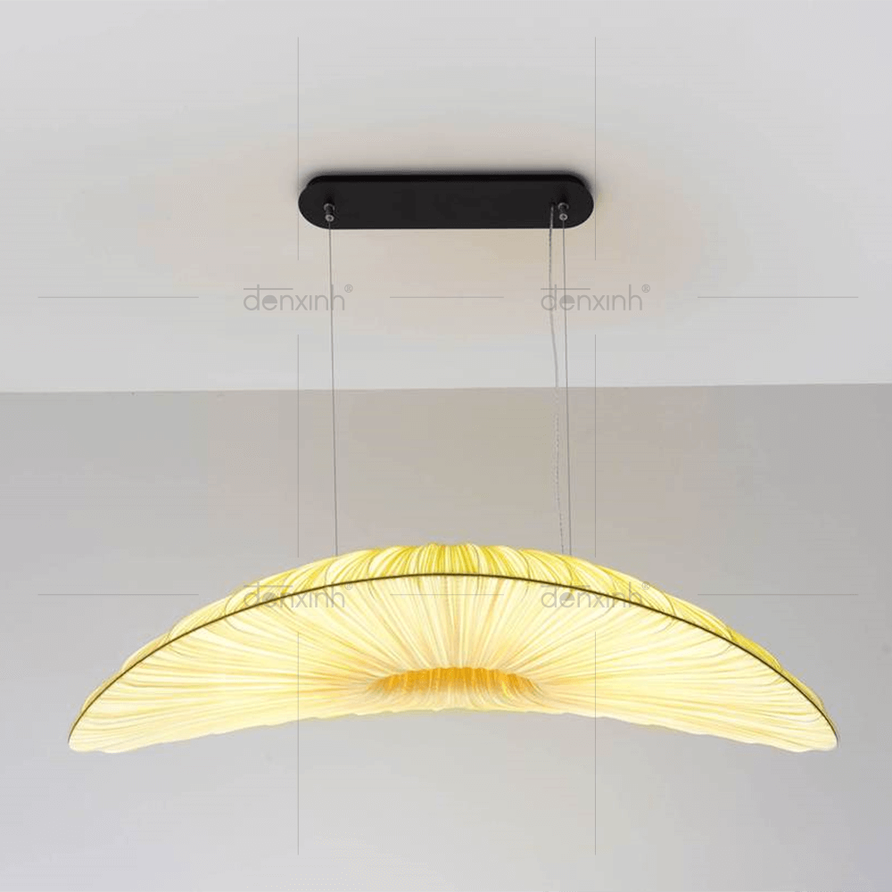 Đèn treo lụa nhăn hình thuyền (nhỏ)