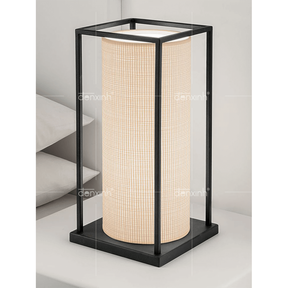 Đèn áp tường hộp chữ nhật lồng bán nguyệt